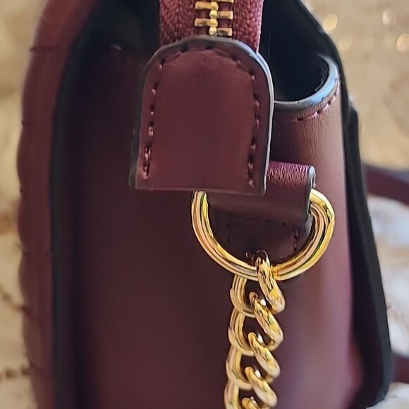 Plum Steve Madden Quilted Blexi Crossbody Bag - Picture 5 of 12